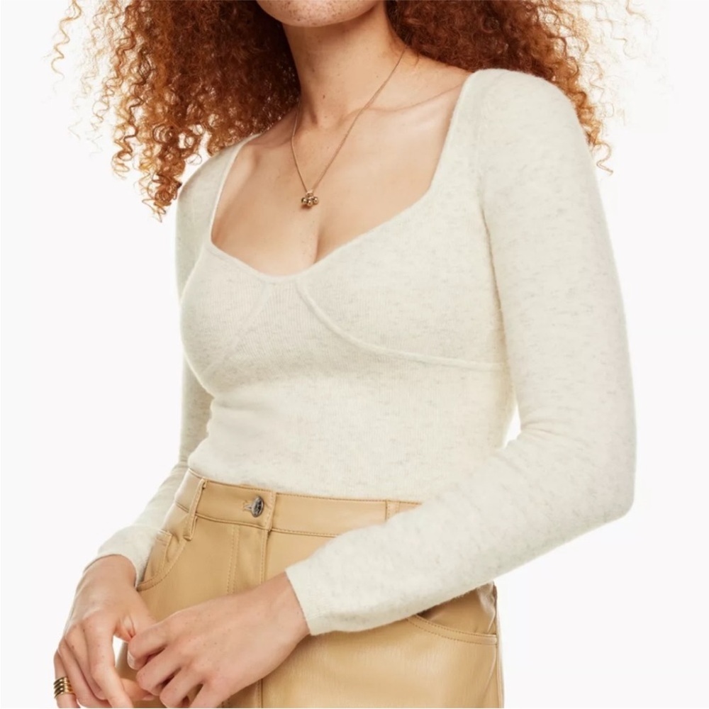 Aritzia, Wilfred Greer Sweater in in Heathered Birch Size: Small